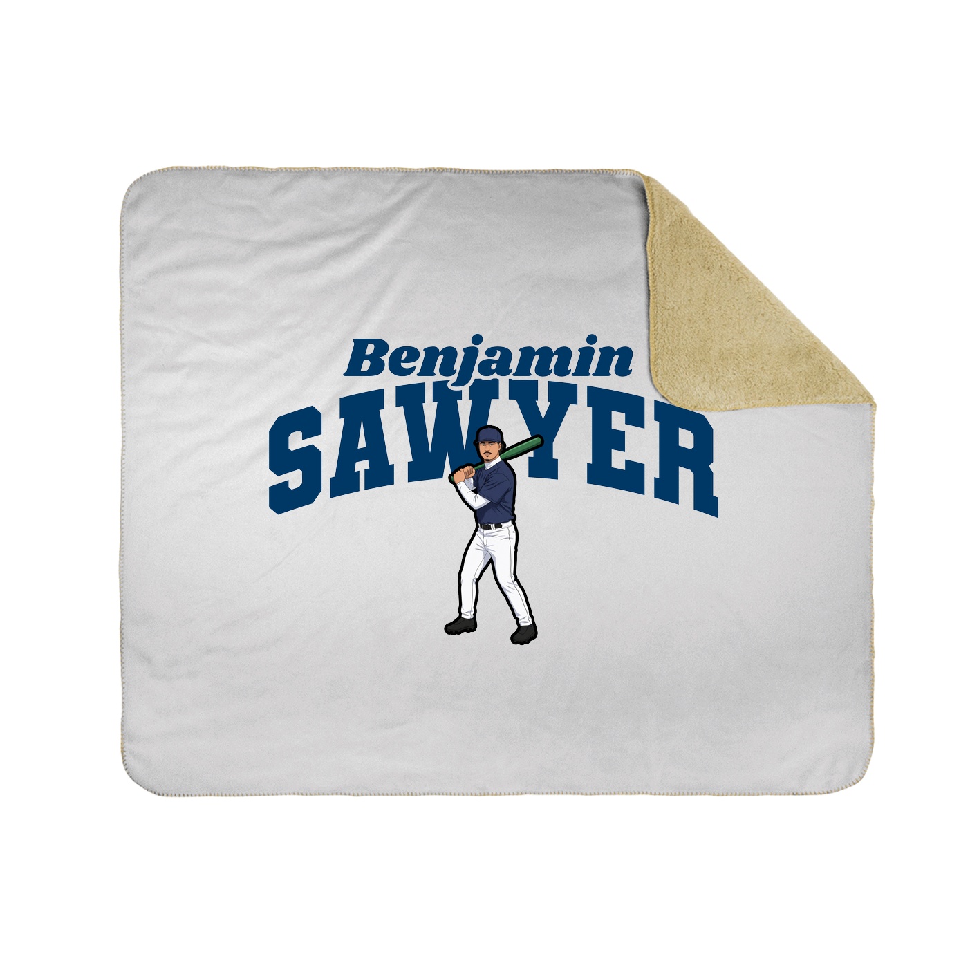 Throw Blanket — Signature Arch in White