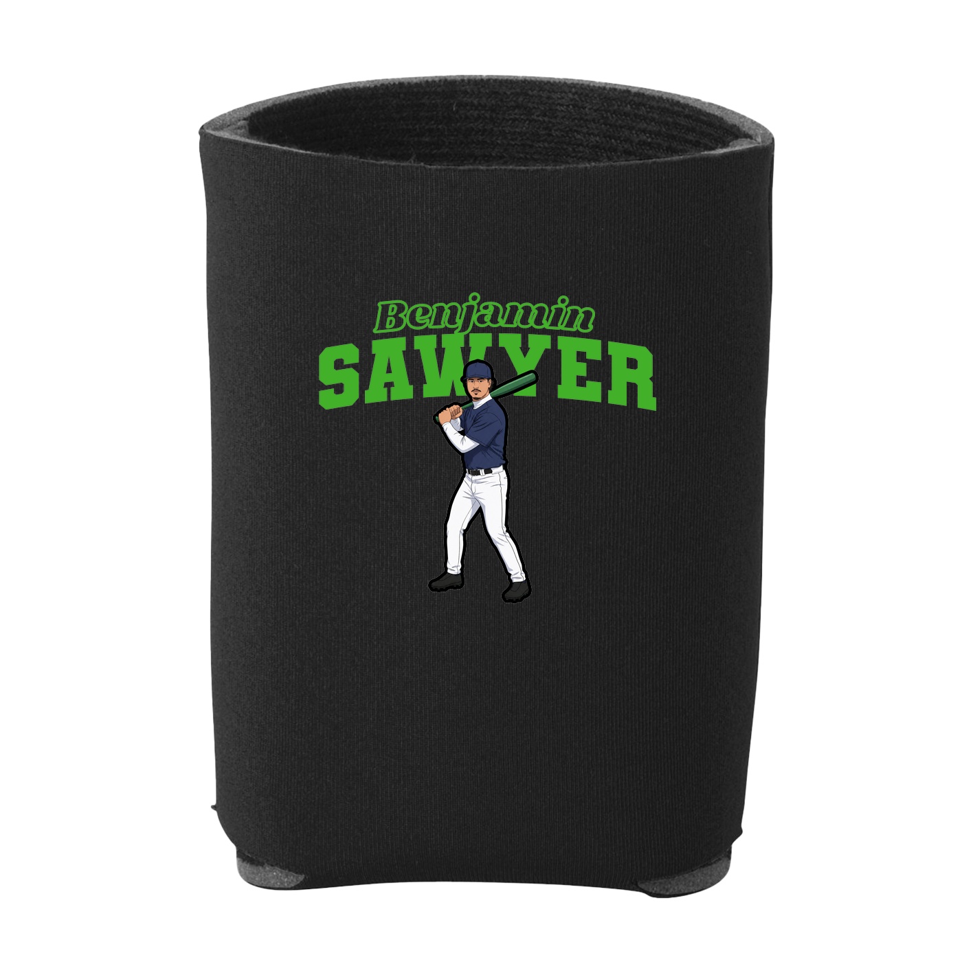 Can Holder — Name Arch in Black