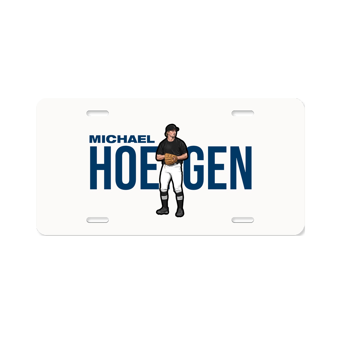 License Plate — Player Name in Classic