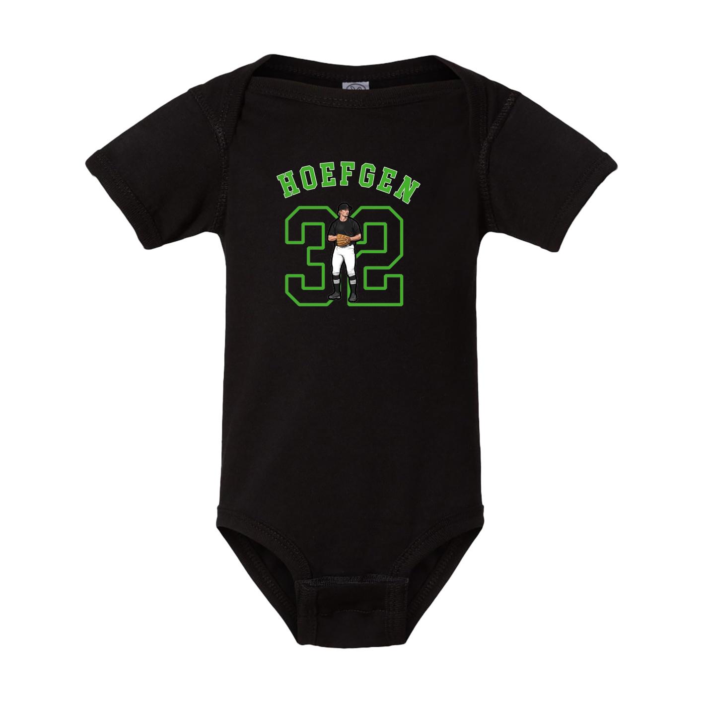 Baby Onesie — Shirsey Arch in Black