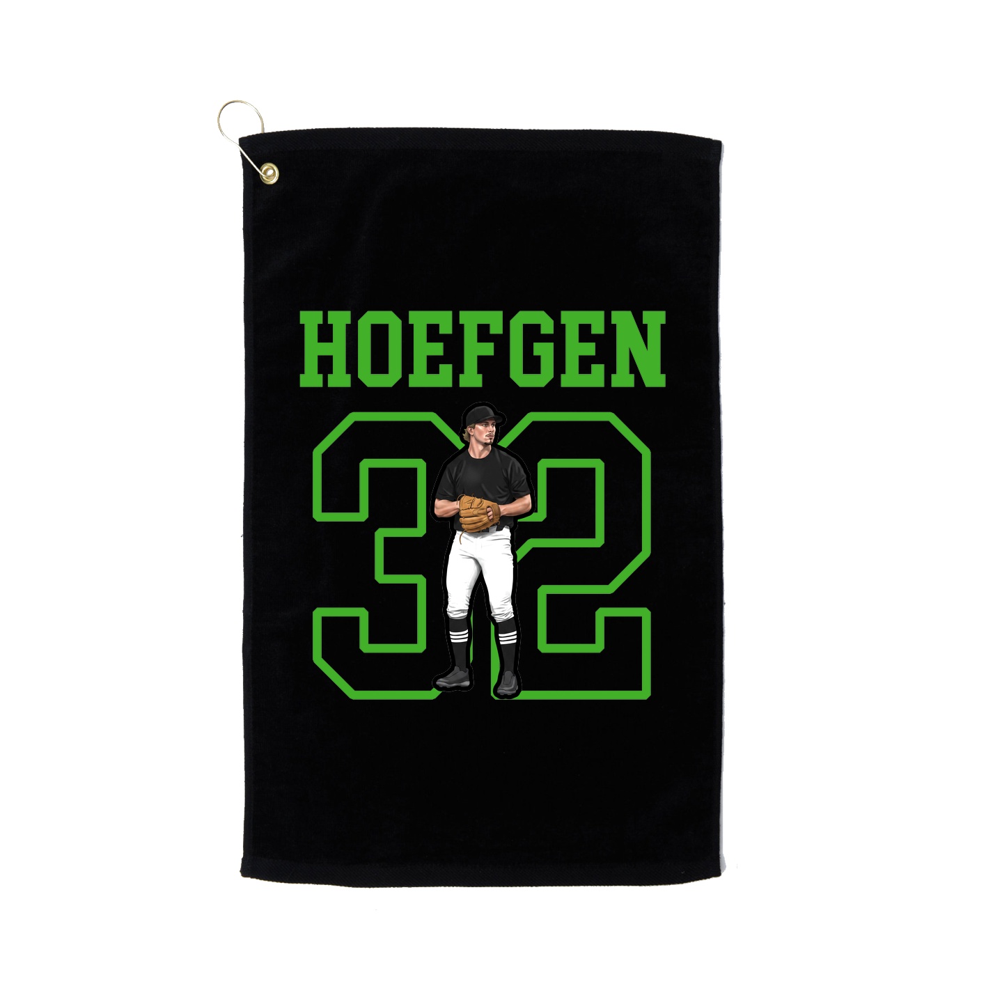 Golf Towel — Shirsey in Black