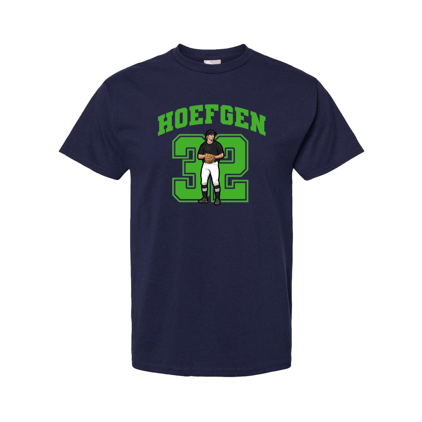 Tee — Number in Navy