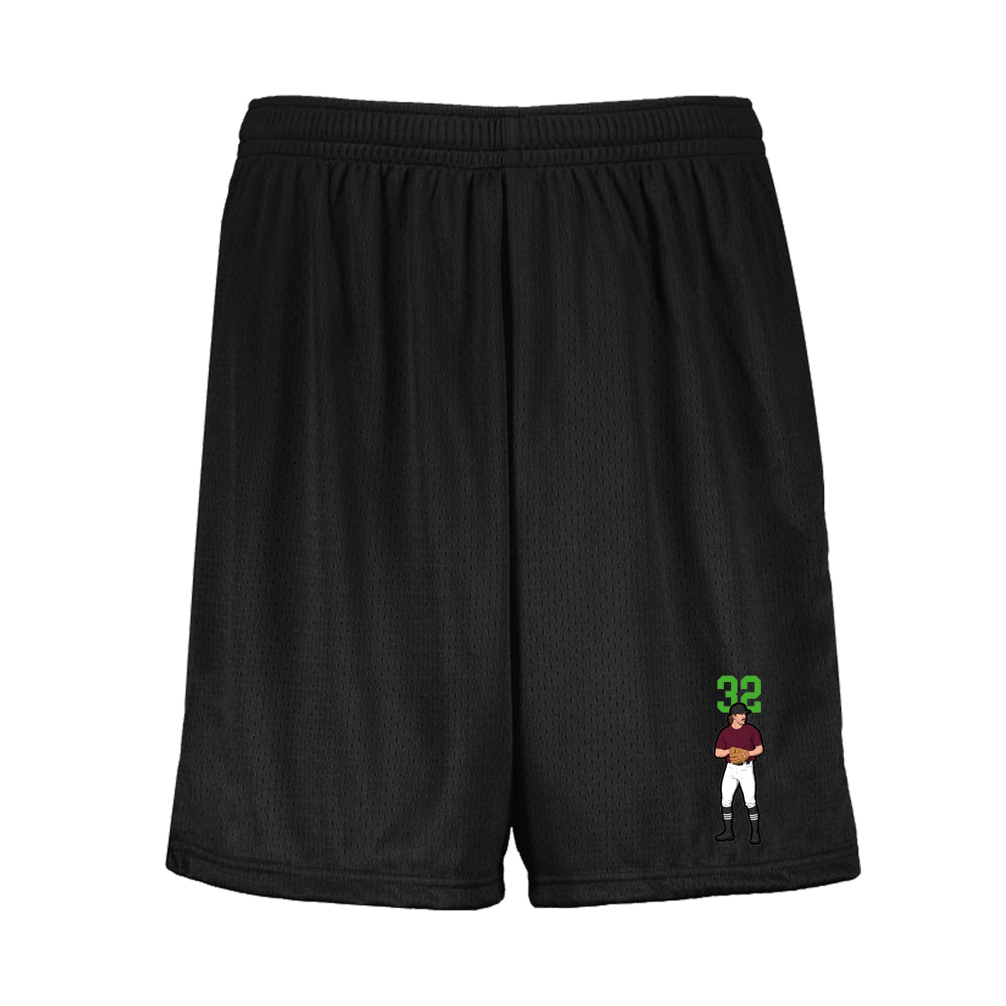 Shorts — Number Top in Black
