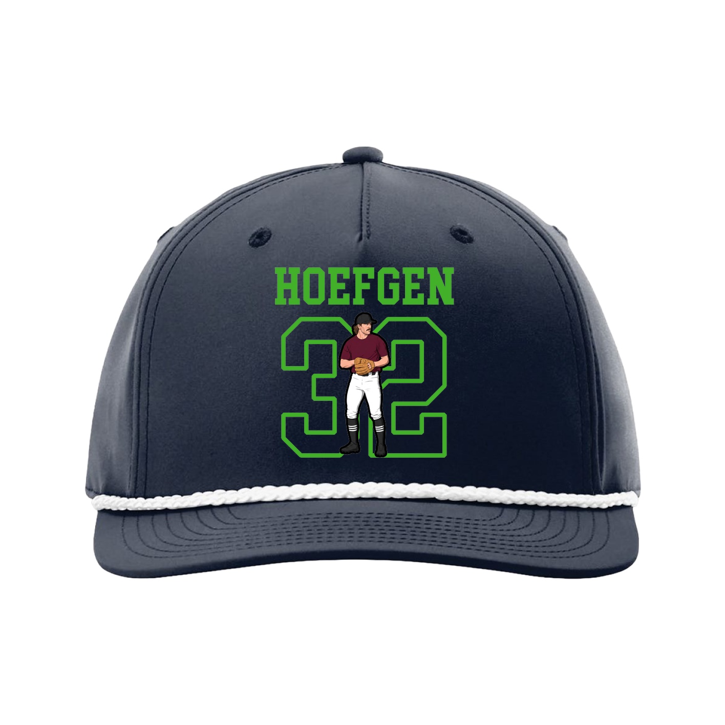 Five-Panel Classic Rope Cap — Shirsey in Navy