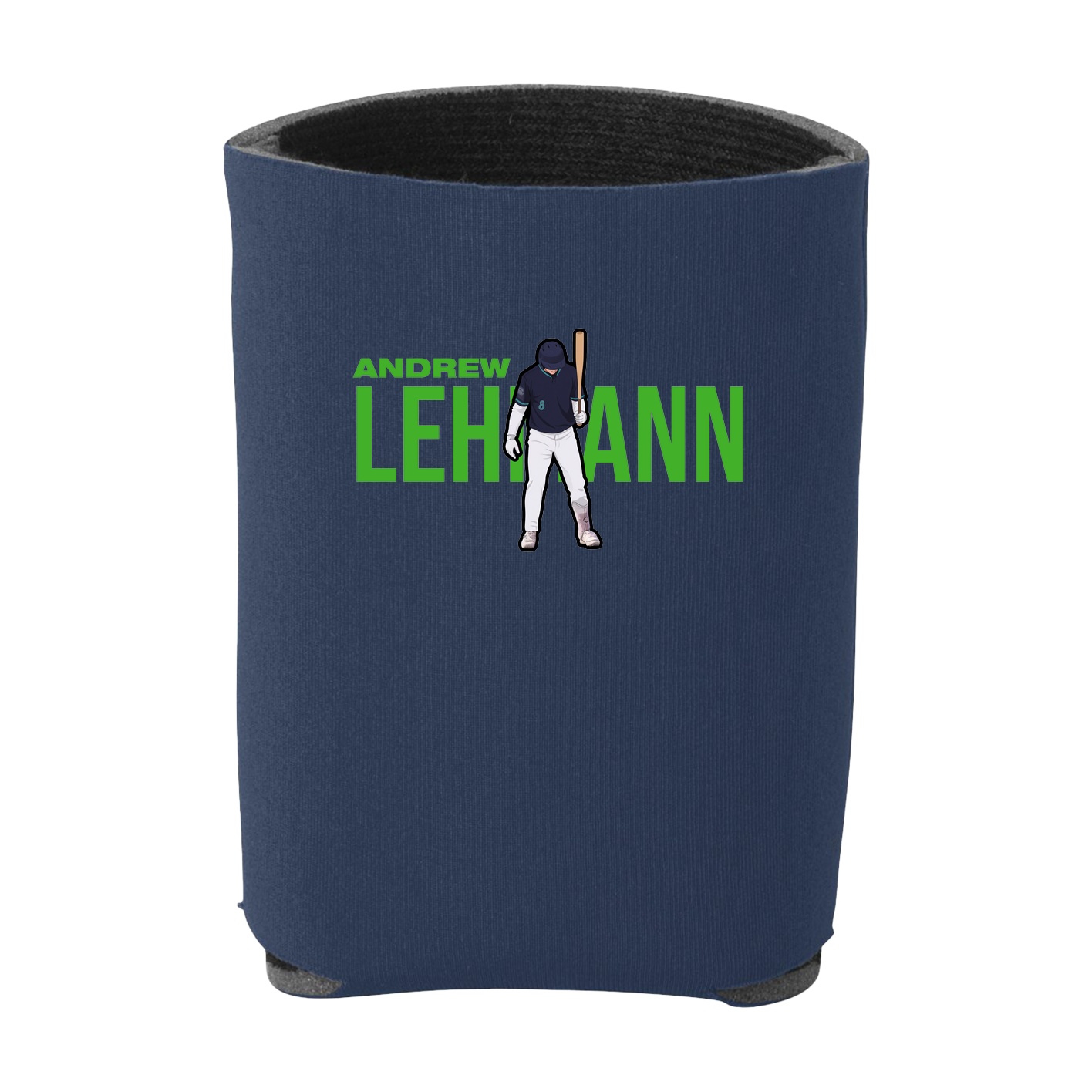 Can Holder — Player Name in Navy