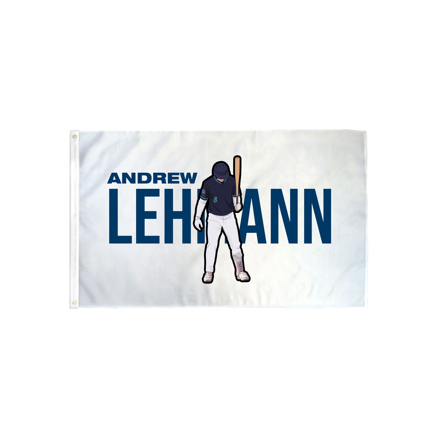 3x5 Flag — Player Name in Classic