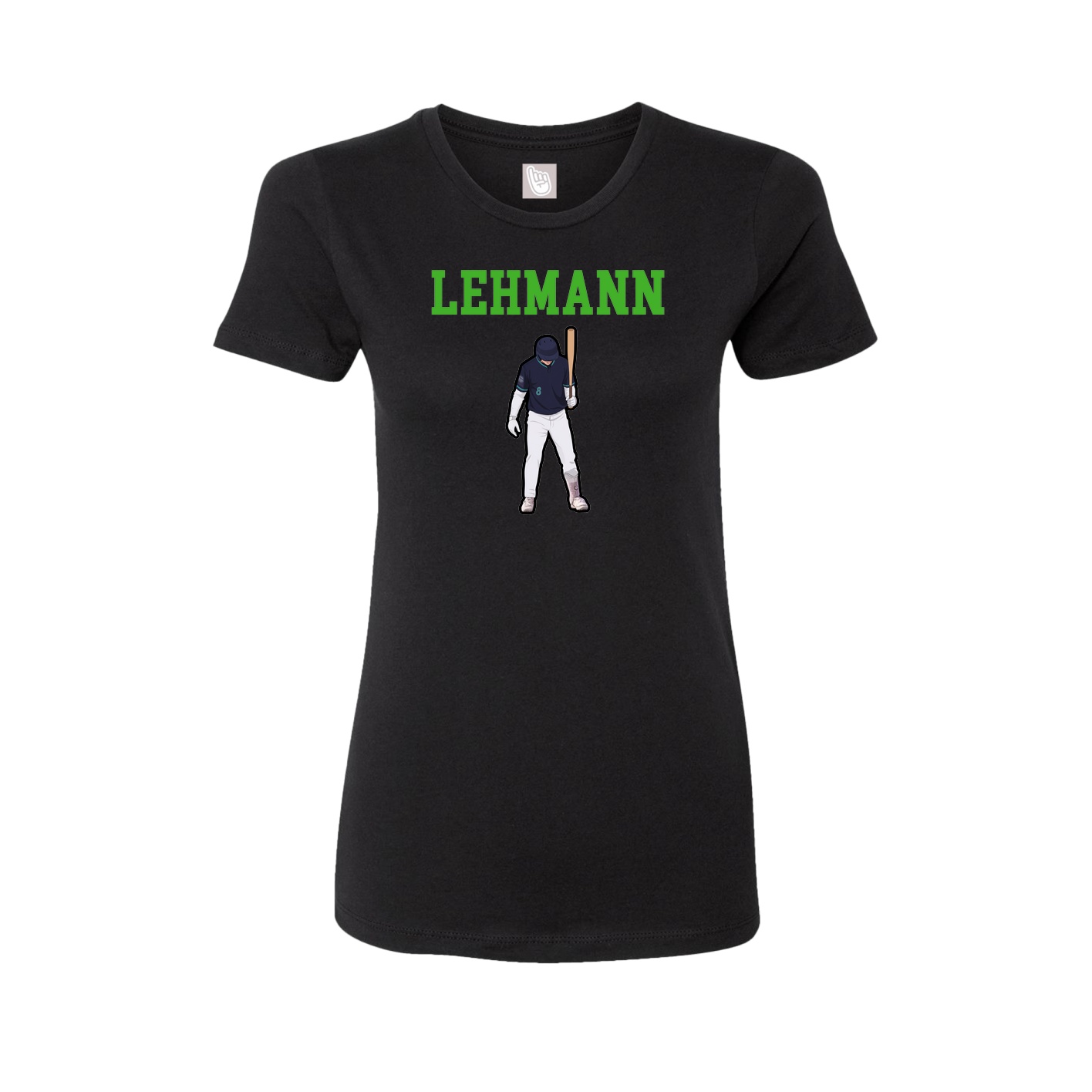 Fitted Women's Tee — Shirsey in Black