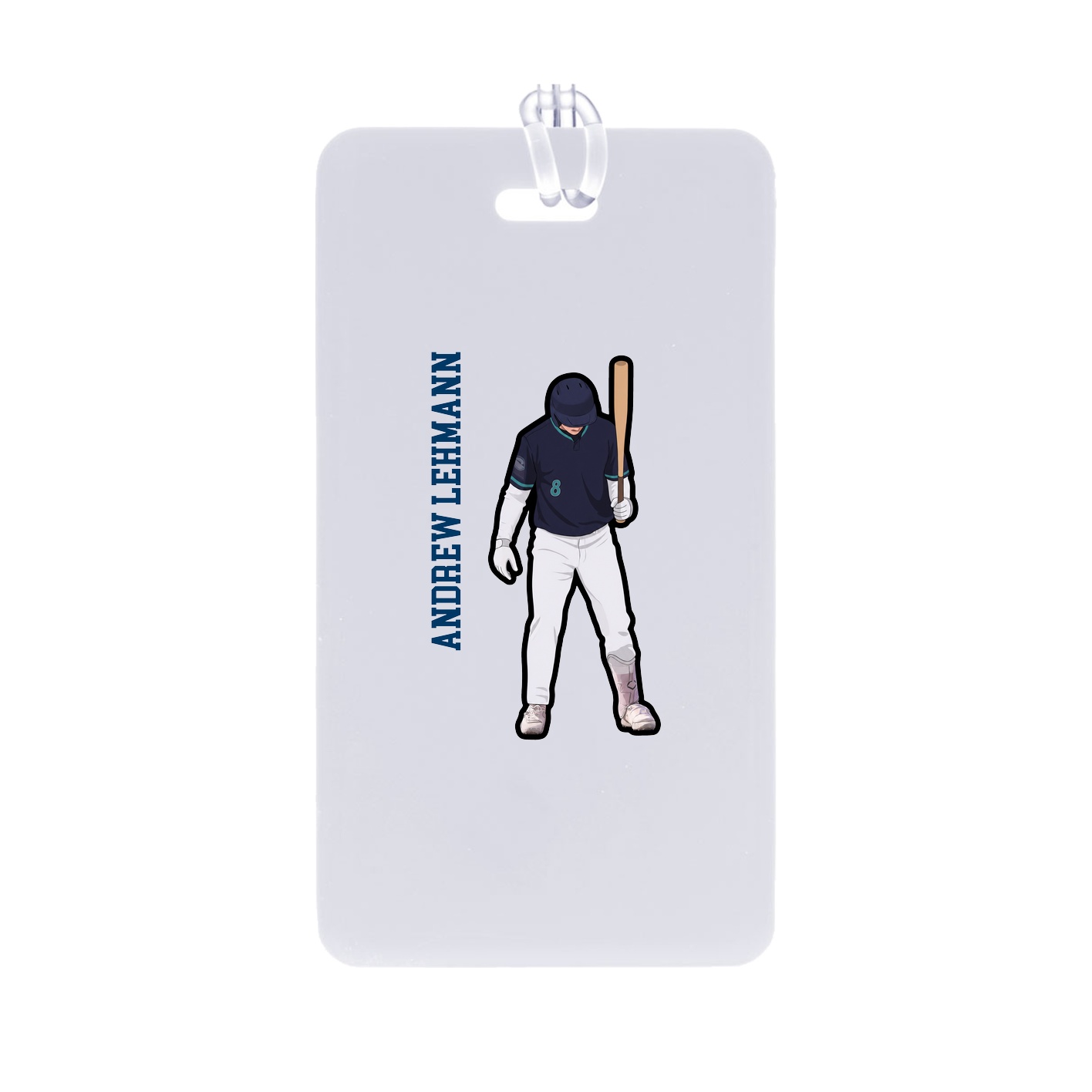 Bag Tag — Name Vertical in Classic