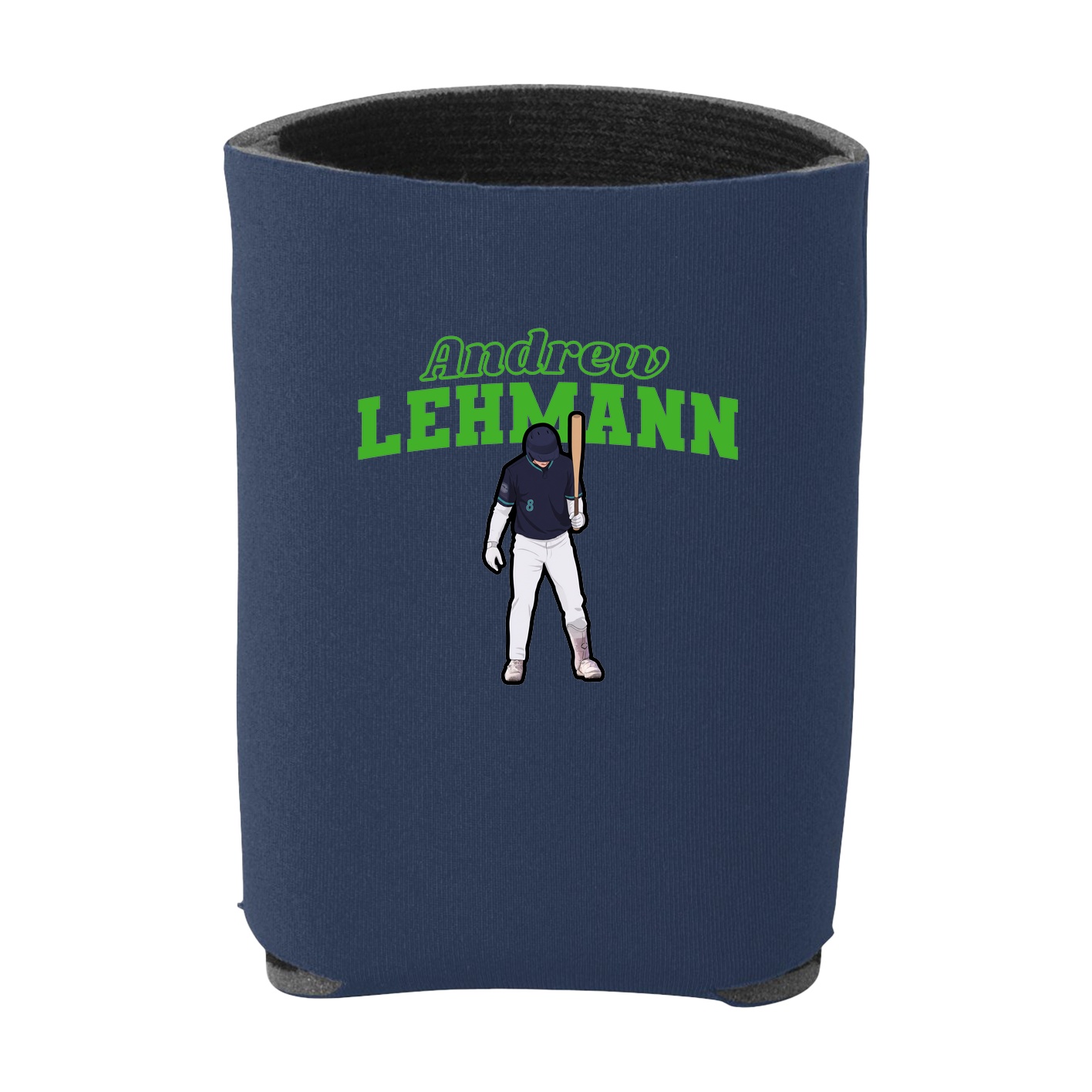 Can Holder — Name Arch in Navy