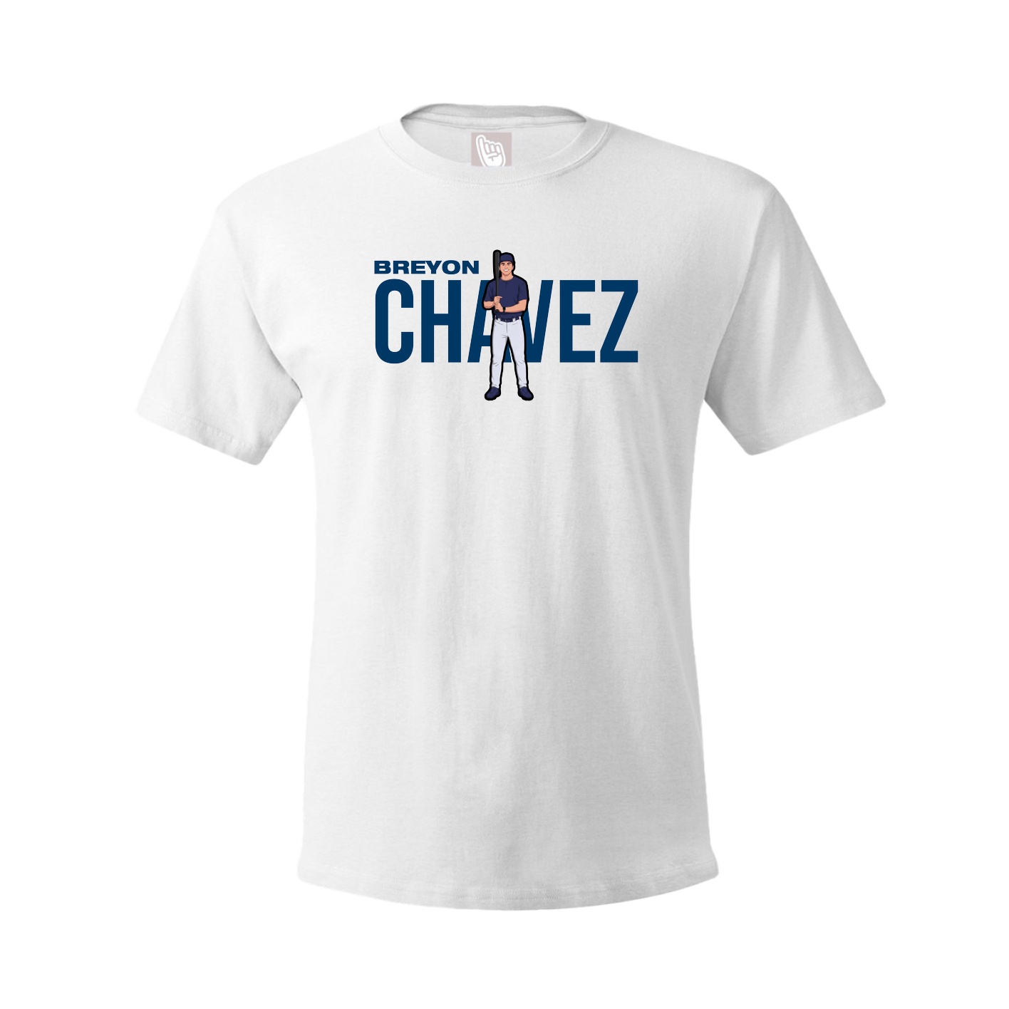 Youth Tee — Player Name in White
