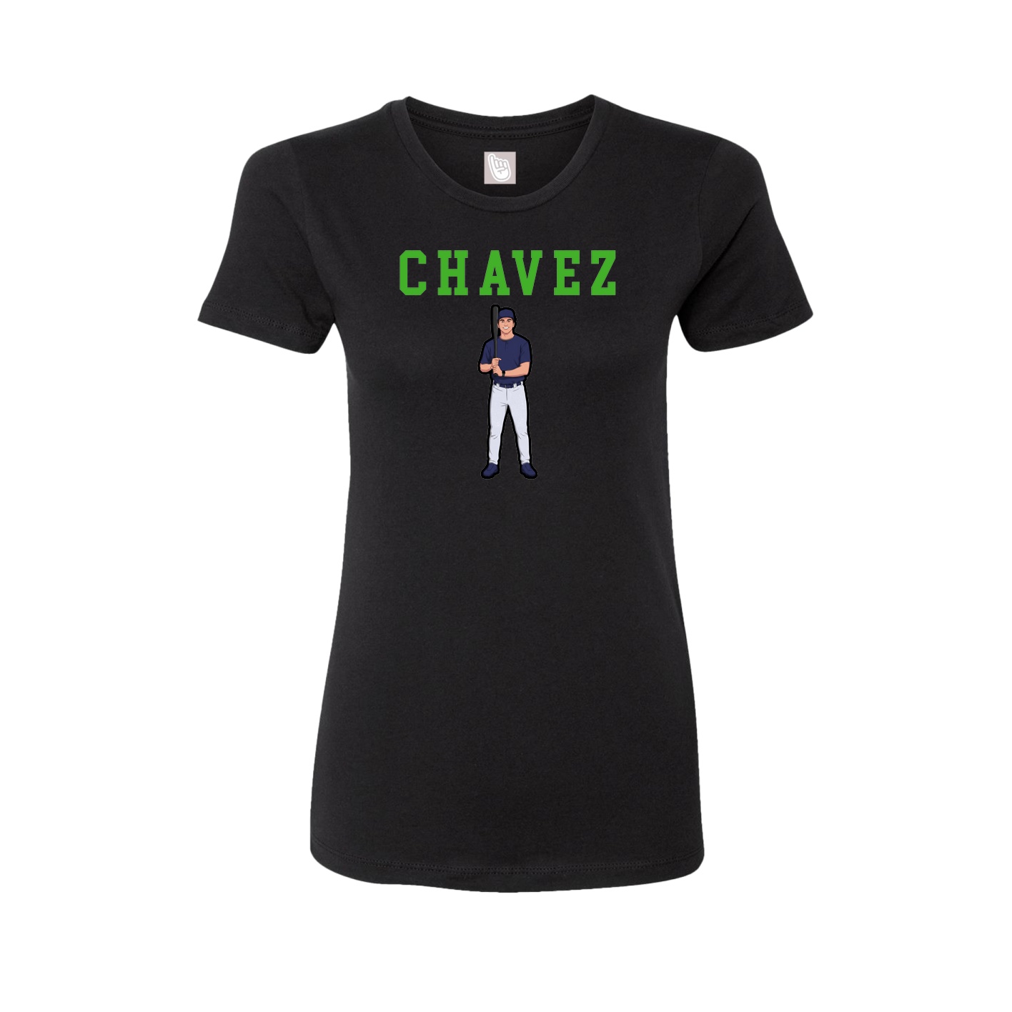 Fitted Women's Tee — Shirsey in Black