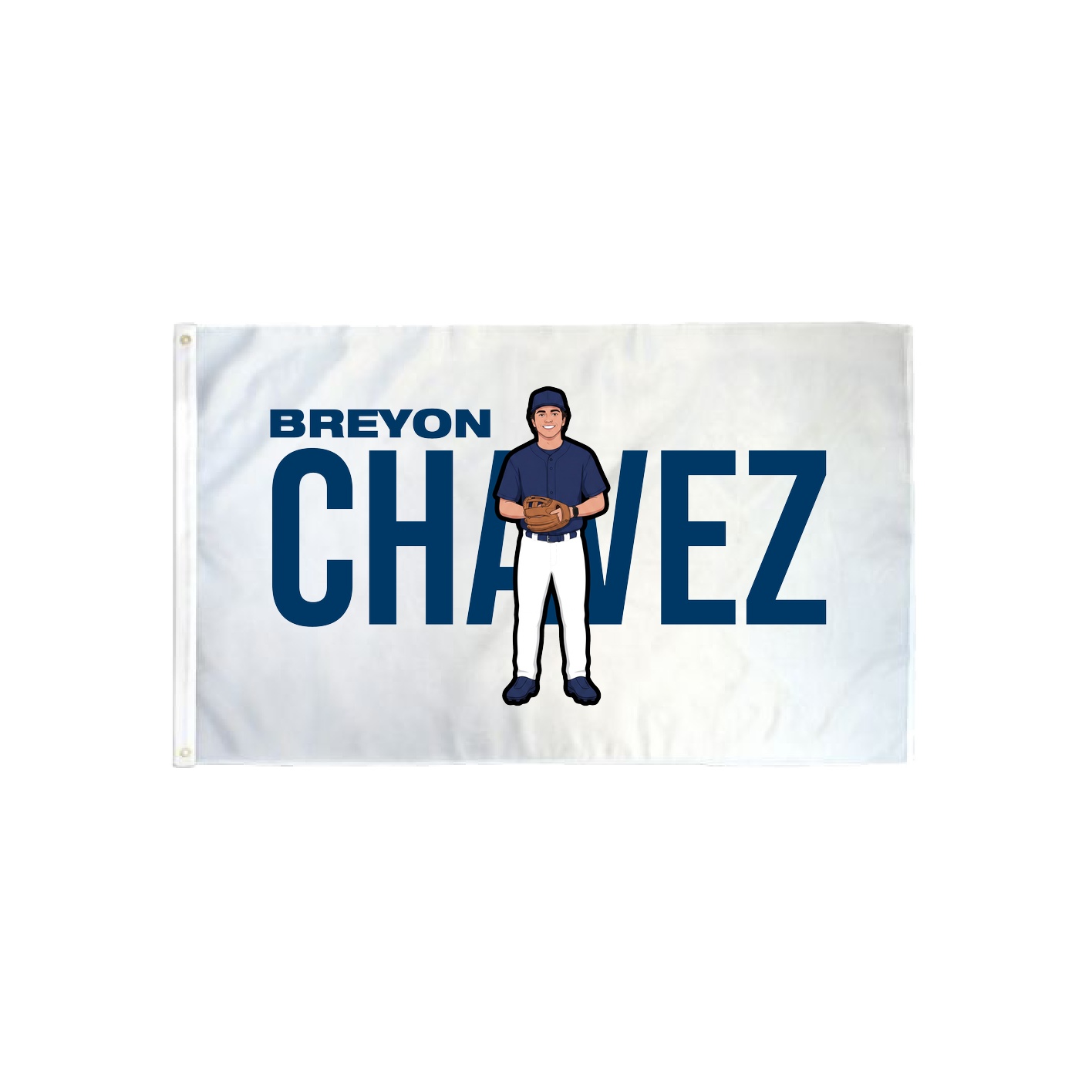 3x5 Flag — Player Name in Classic