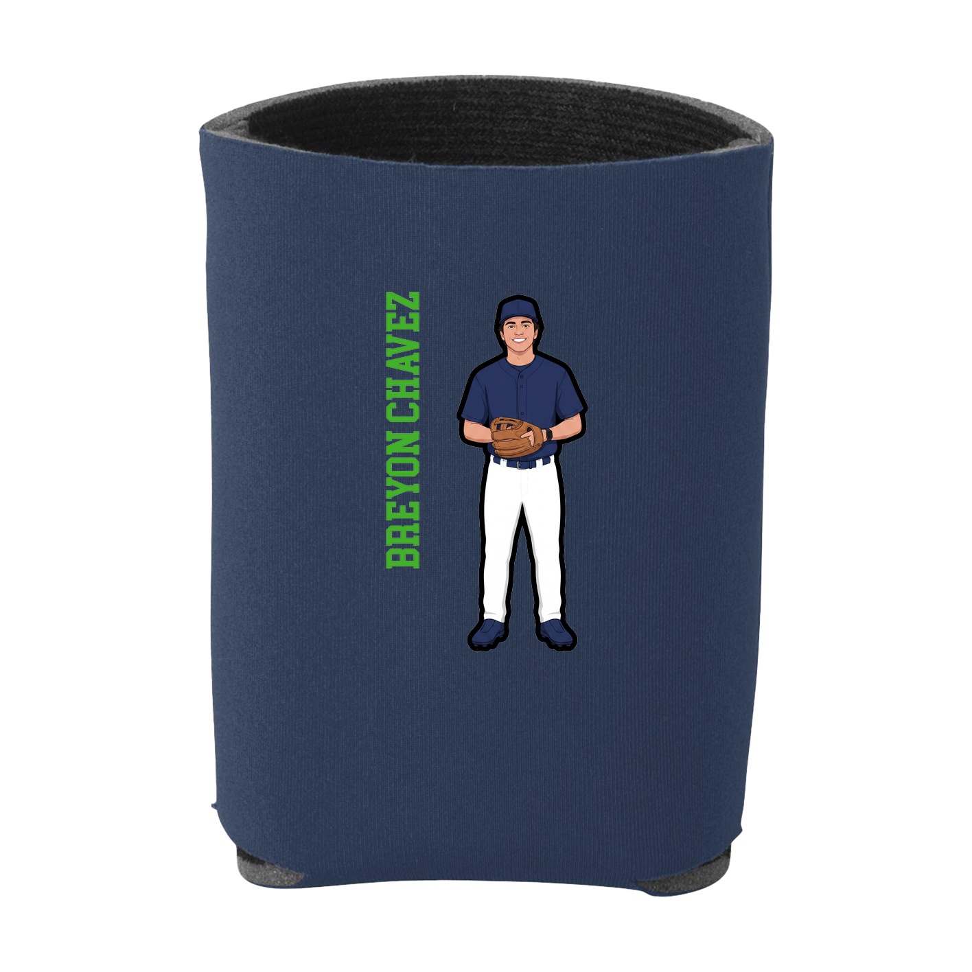 Can Holder — Name Vertical in Navy