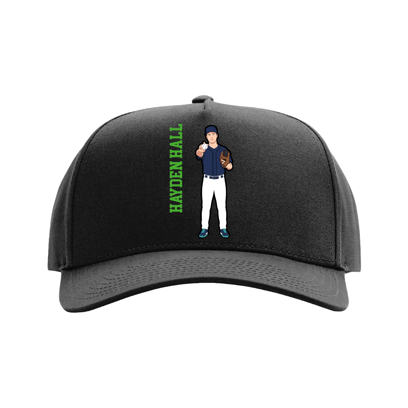 Full Fabric Five-Panel Champ Cap