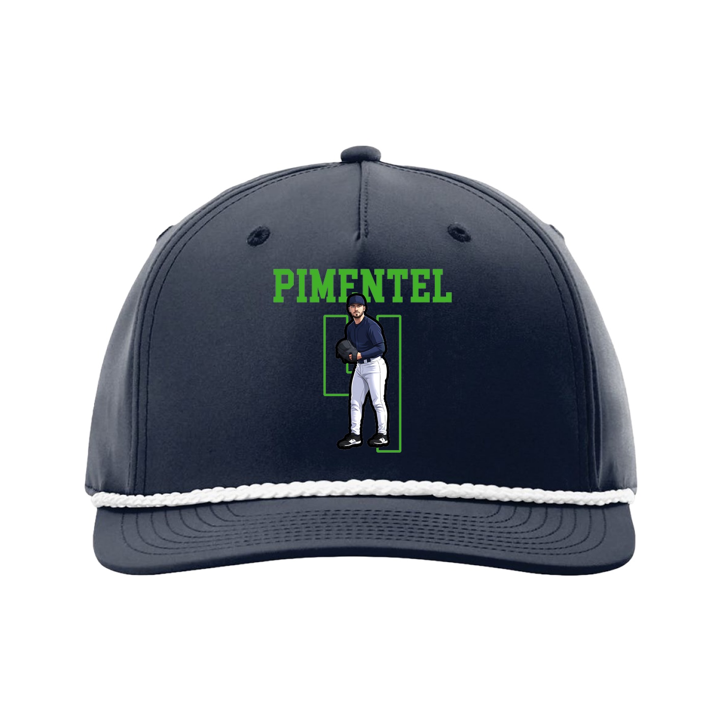 Five-Panel Classic Rope Cap — Shirsey in Navy