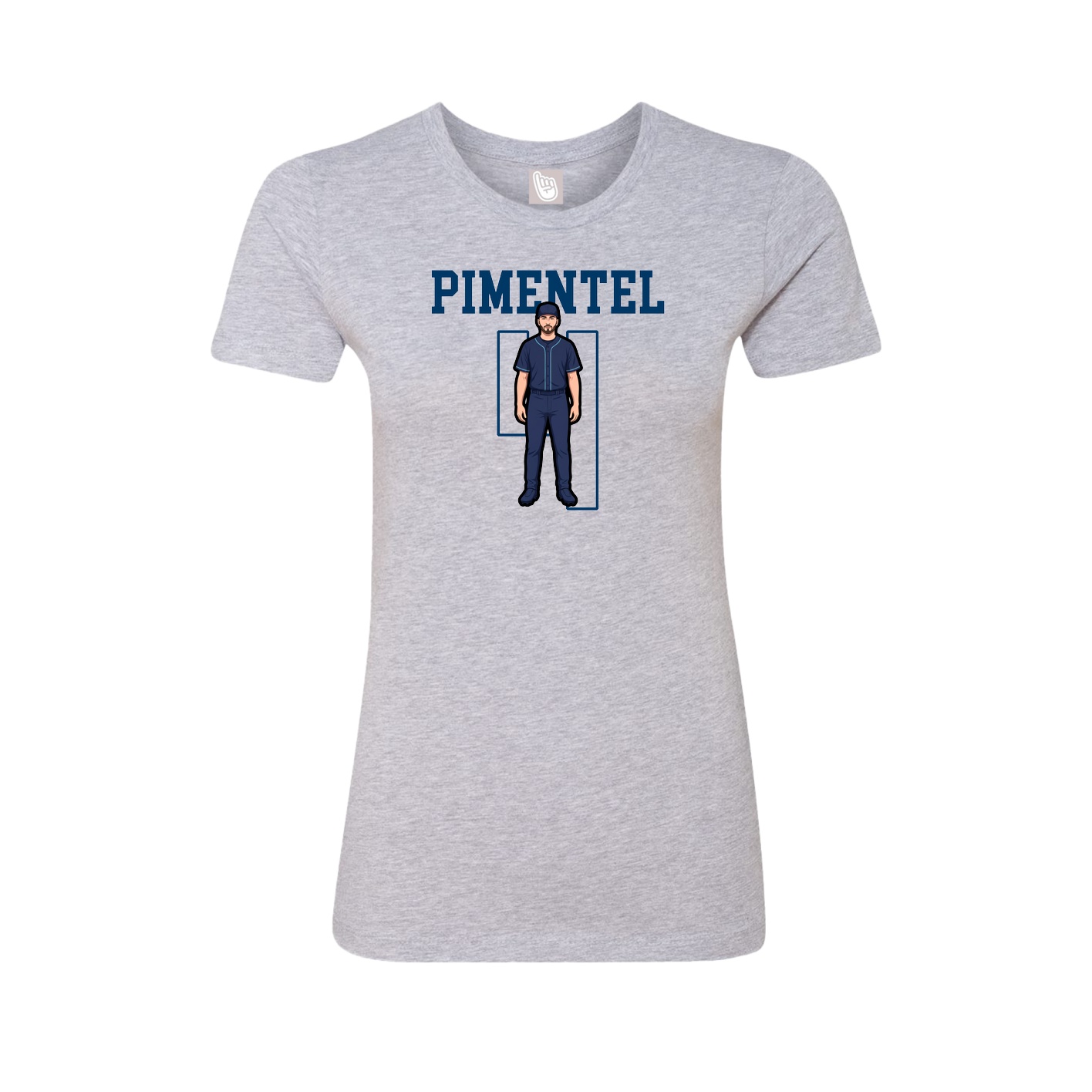 Fitted Women's Tee — Shirsey in Grey