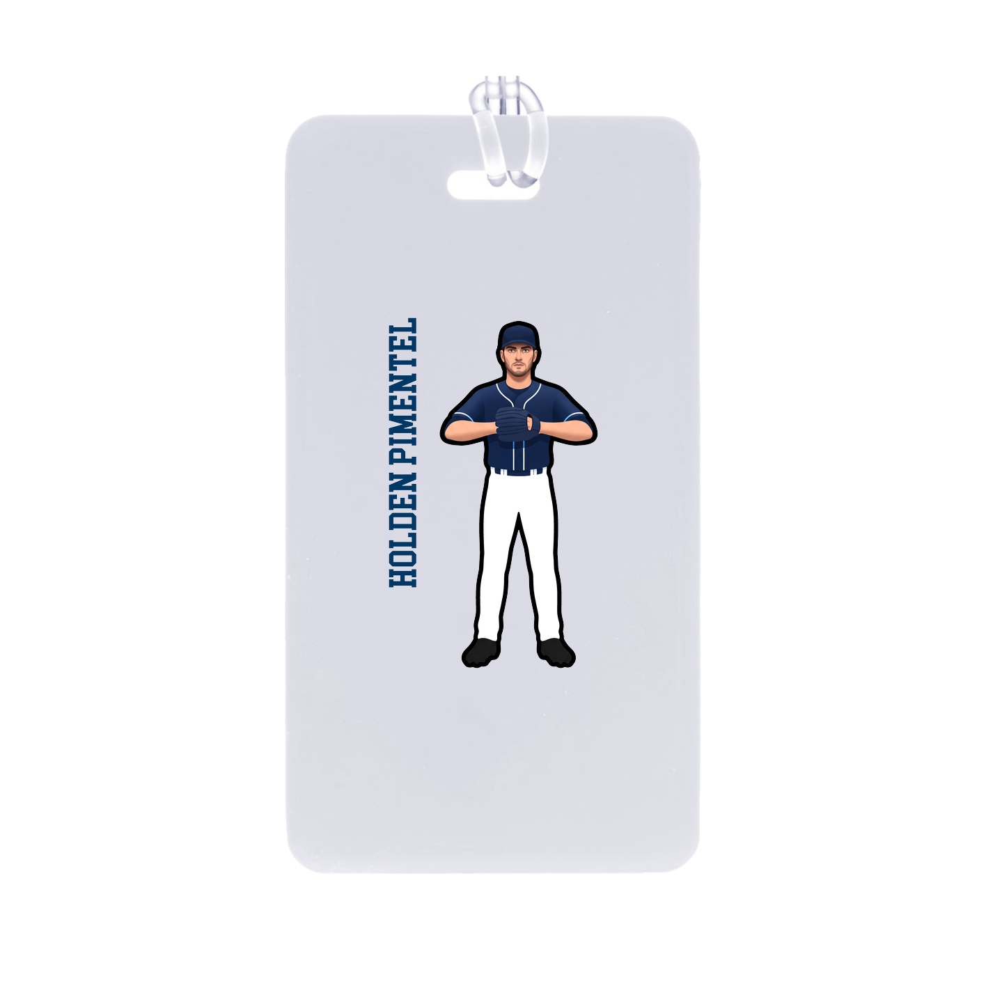 Bag Tag — Name Vertical in Classic