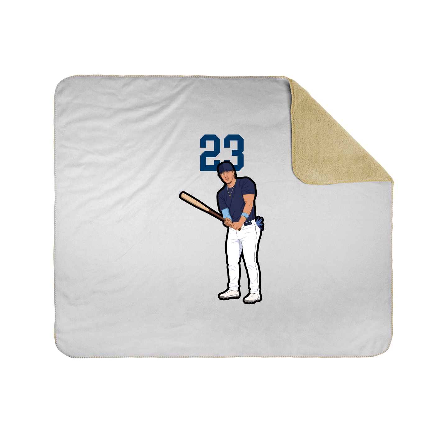 50x60 Sherpa Lined Throw Blanket