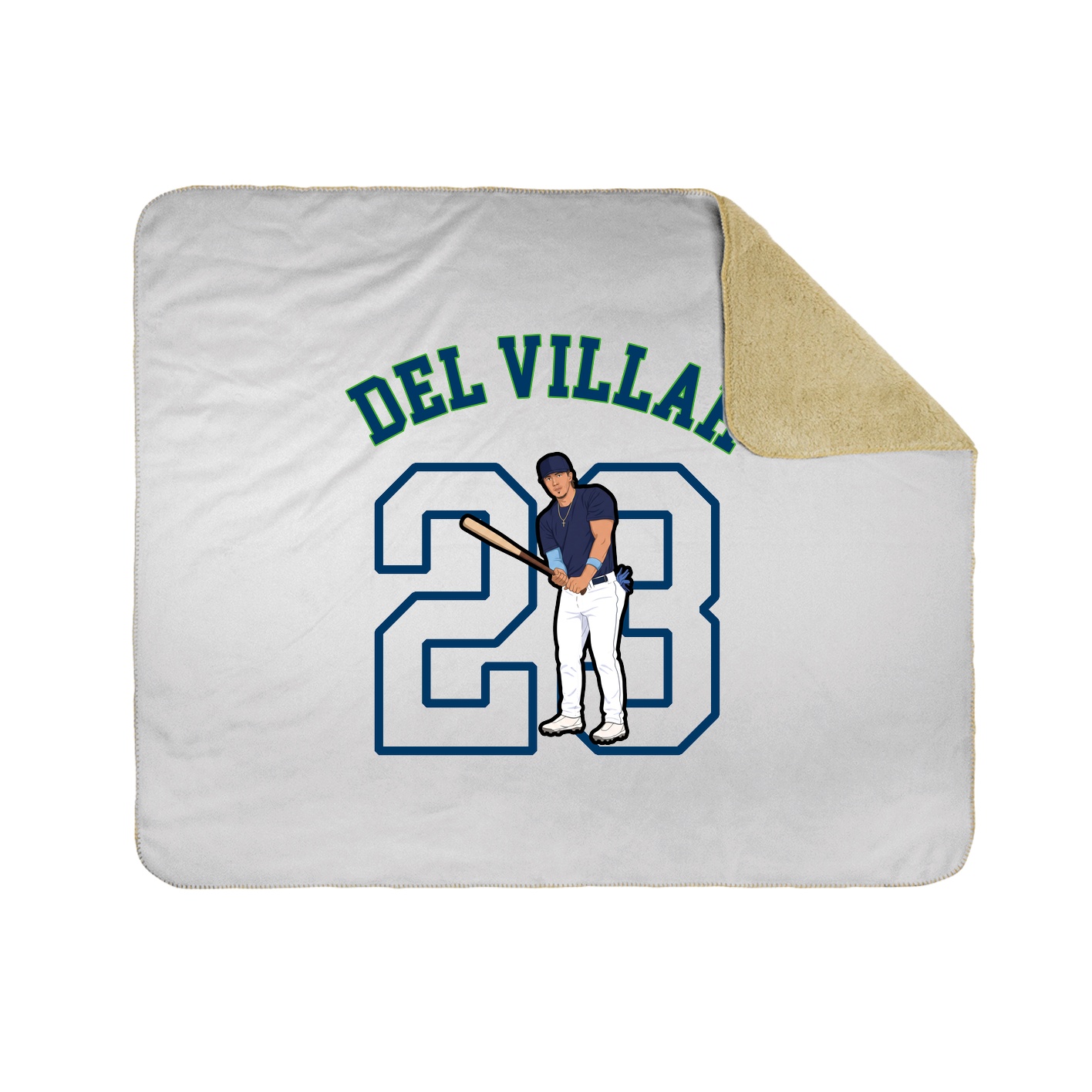 50x60 Sherpa Lined Throw Blanket