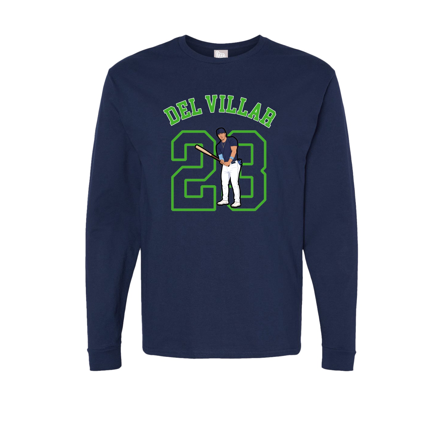 Long Sleeve Tee — Shirsey Arch in Navy