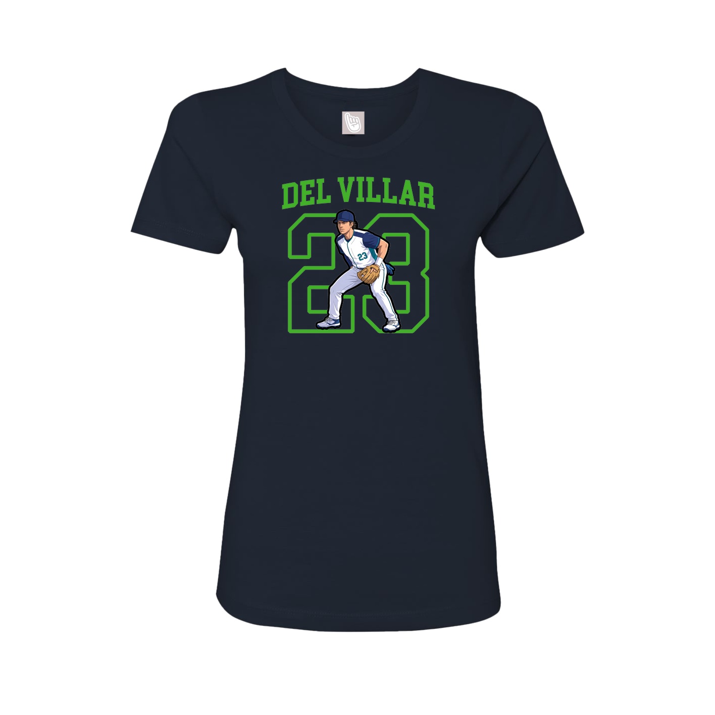 Fitted Women's Tee — Shirsey in Navy