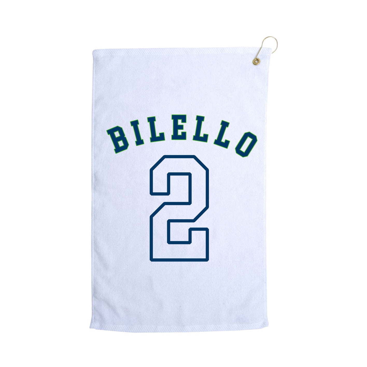 Golf Towel — Shirsey Arch in White