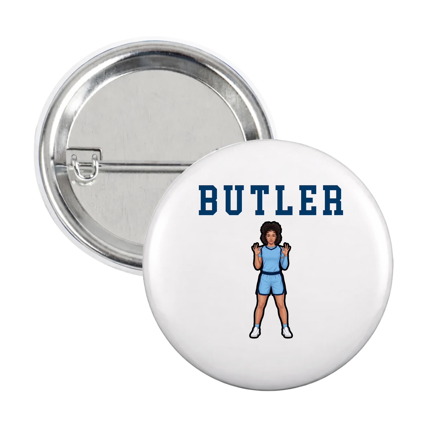 Game Day Button — Shirsey in White