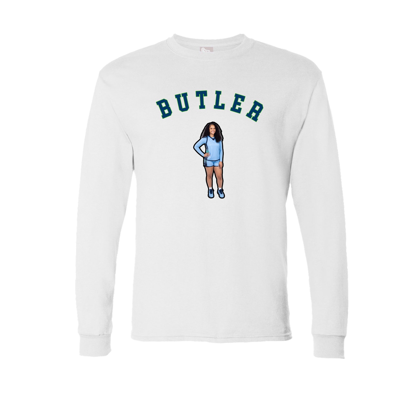 Long Sleeve Tee — Shirsey Arch in White