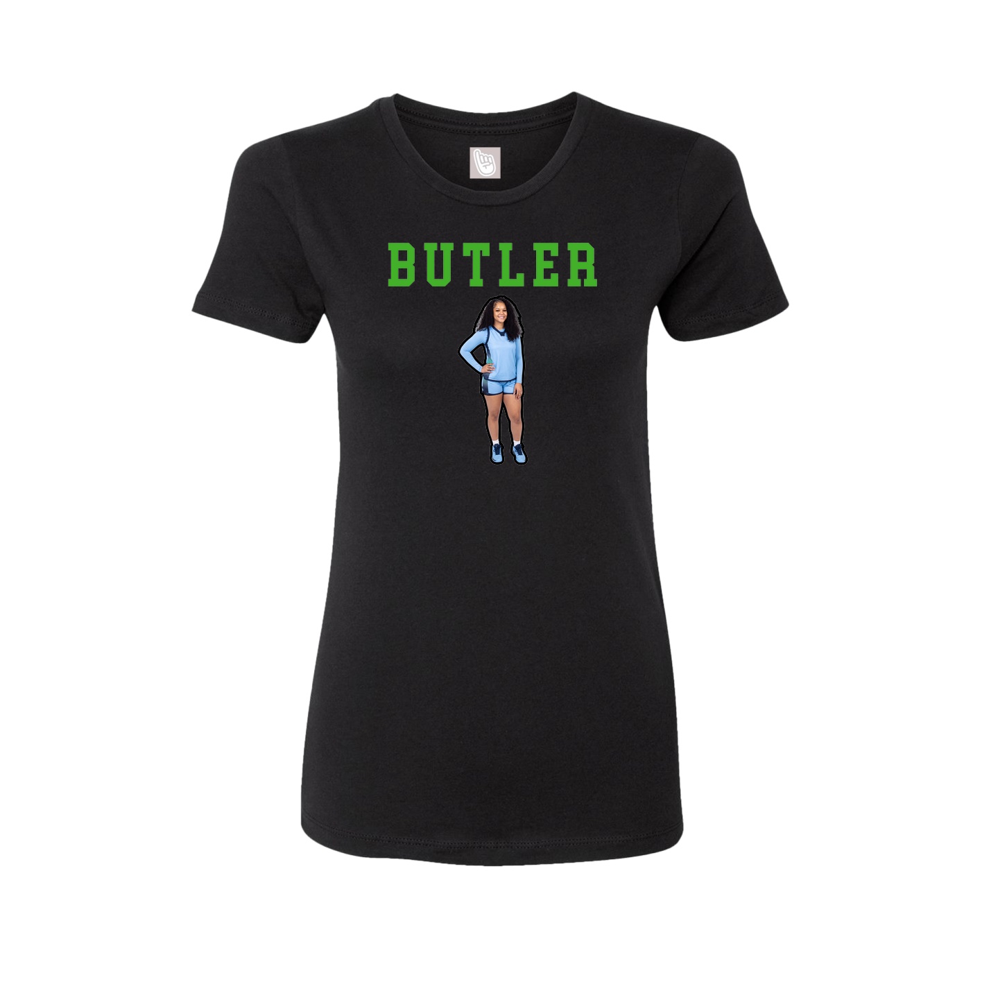 Fitted Women's Tee — Shirsey in Black