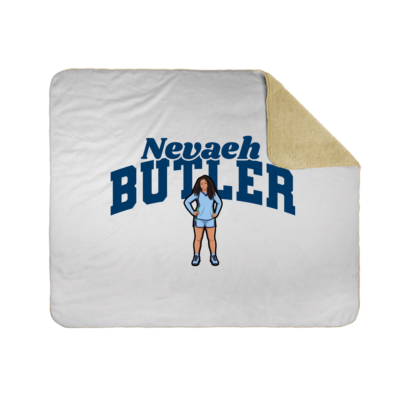 Throw Blanket — Signature Arch in White