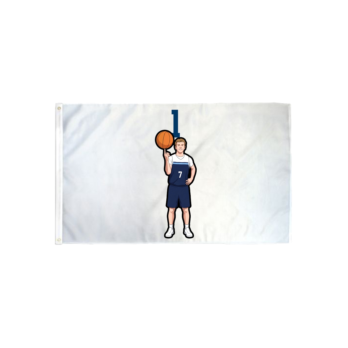 3x5 Flag — Number Top in Classic
