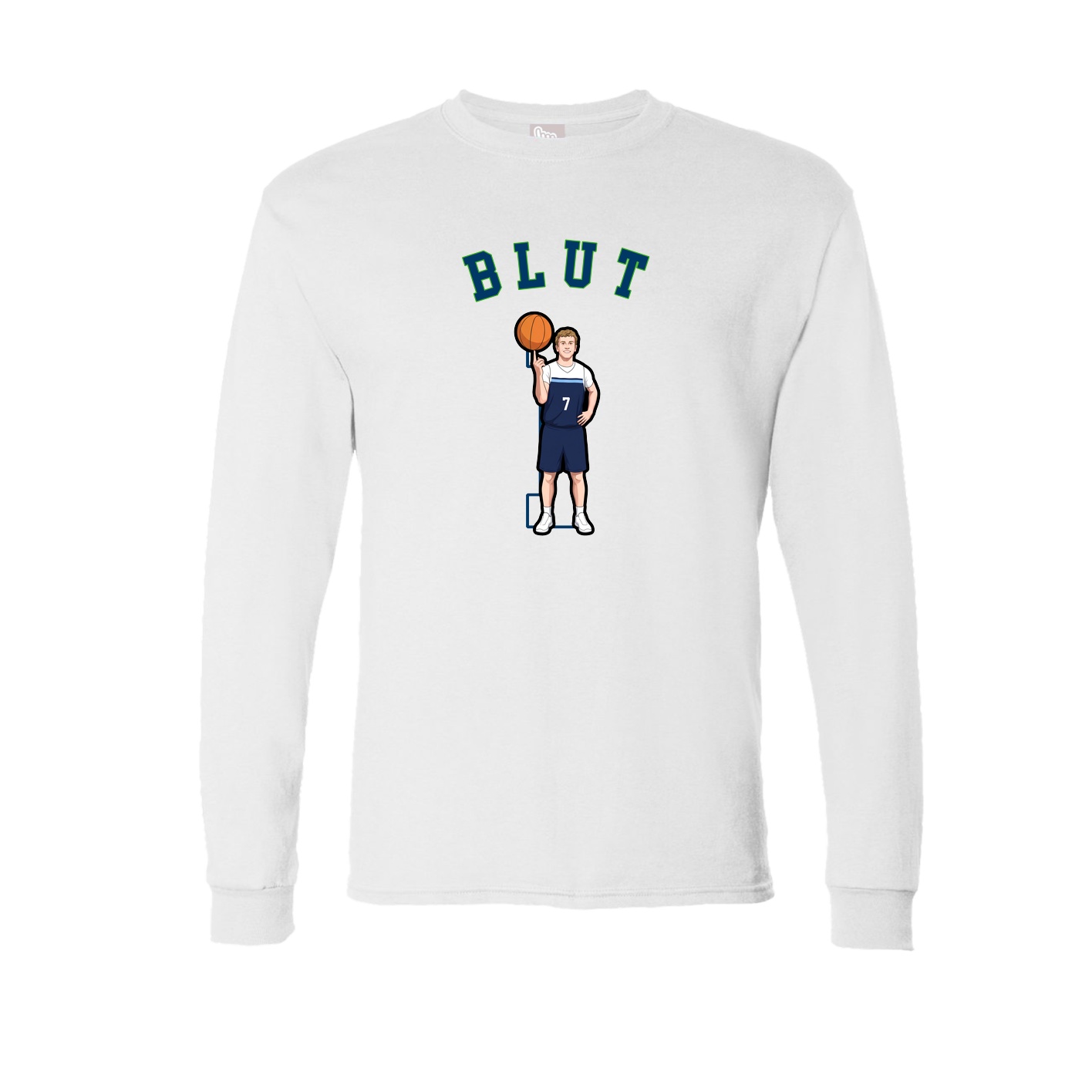 Long Sleeve Tee — Shirsey Arch in White
