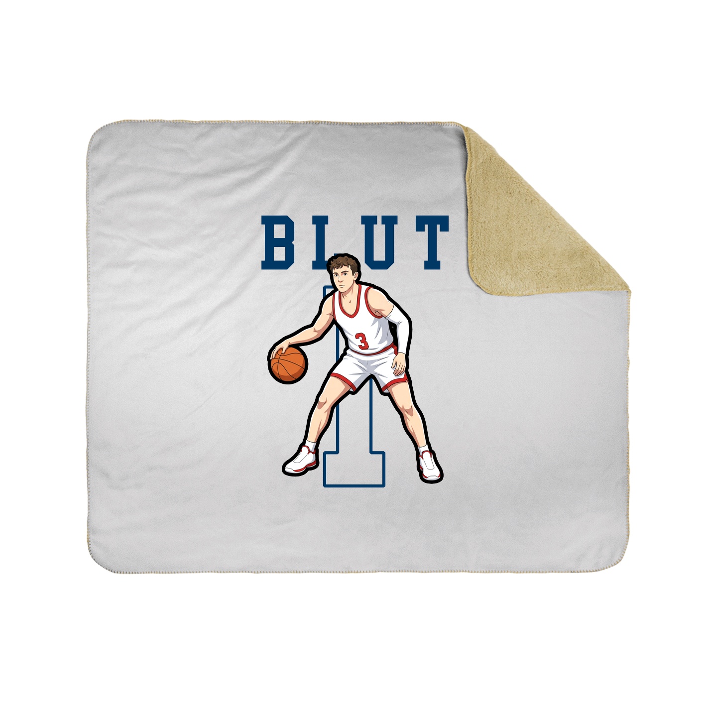 50x60 Sherpa Lined Throw Blanket