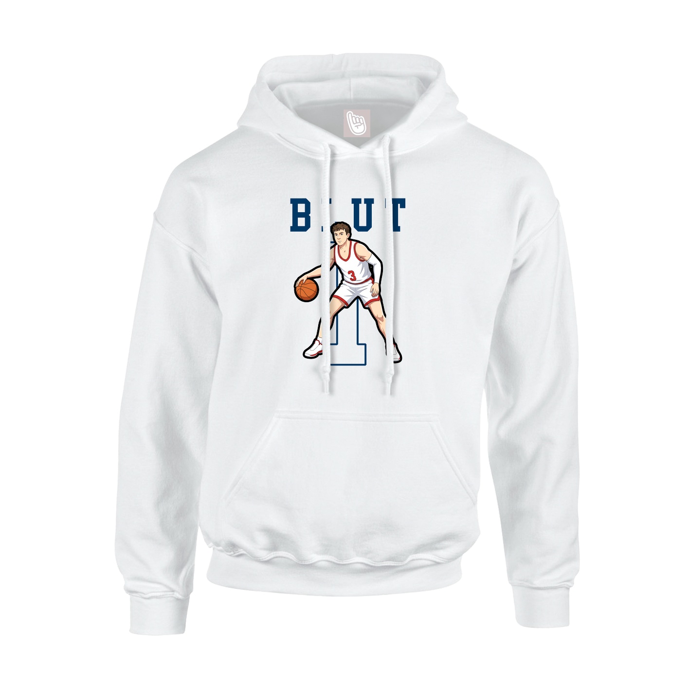Hoodie — Shirsey in White