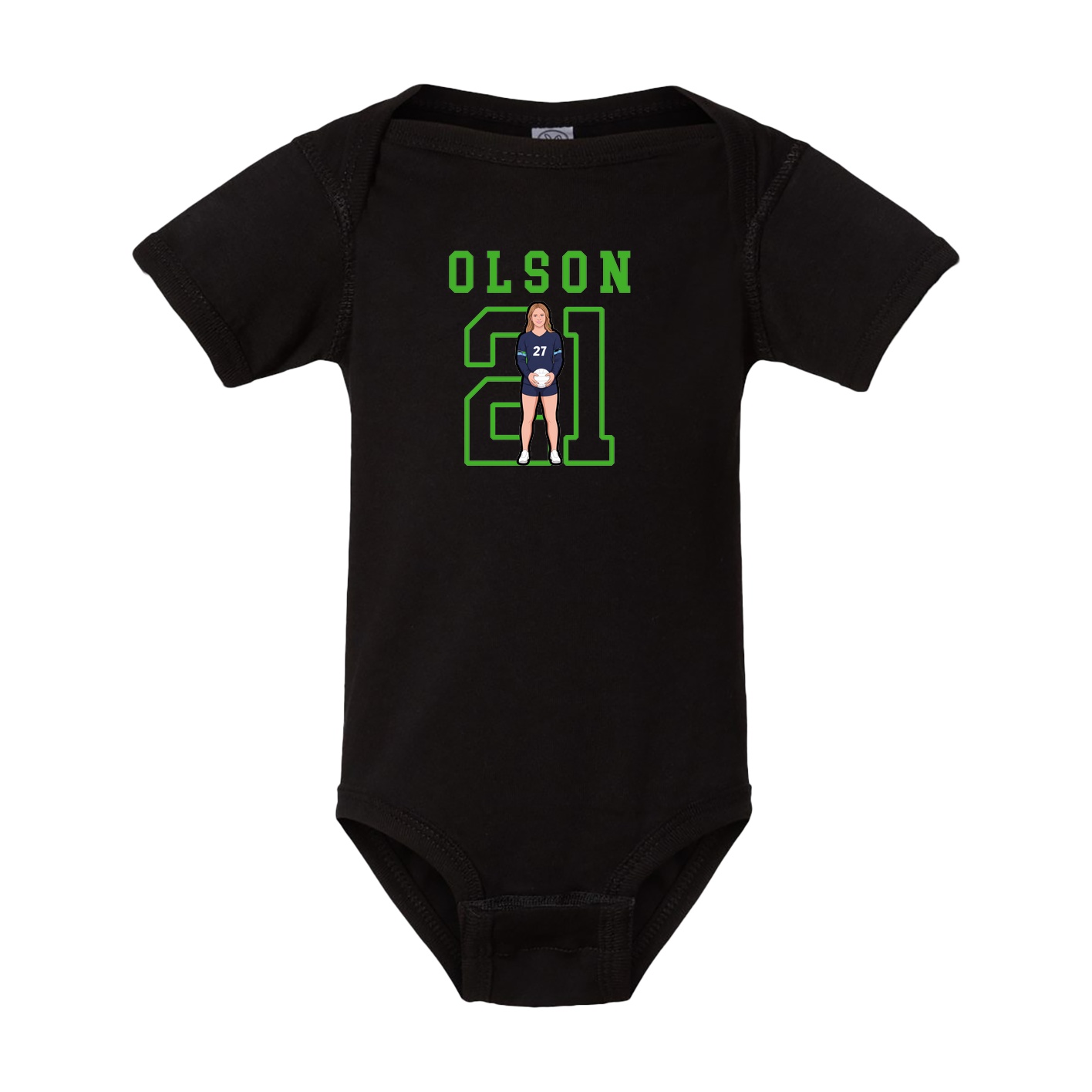 Baby Onesie — Shirsey in Black
