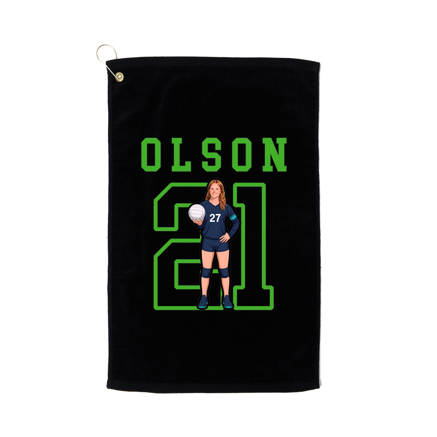Golf Towel — Shirsey in Black