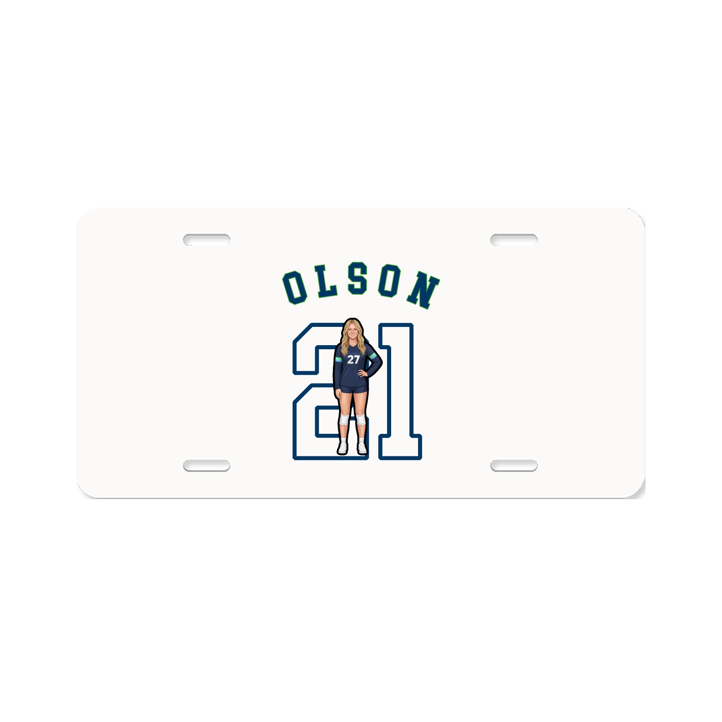 License Plate — Shirsey Arch in Classic