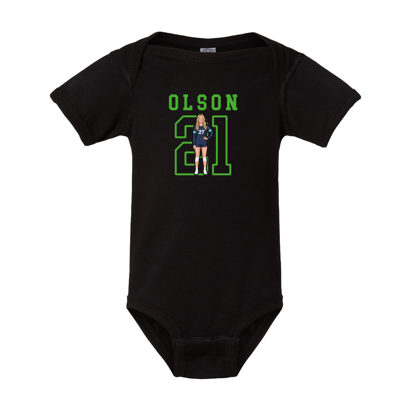 Baby Onesie — Shirsey in Black