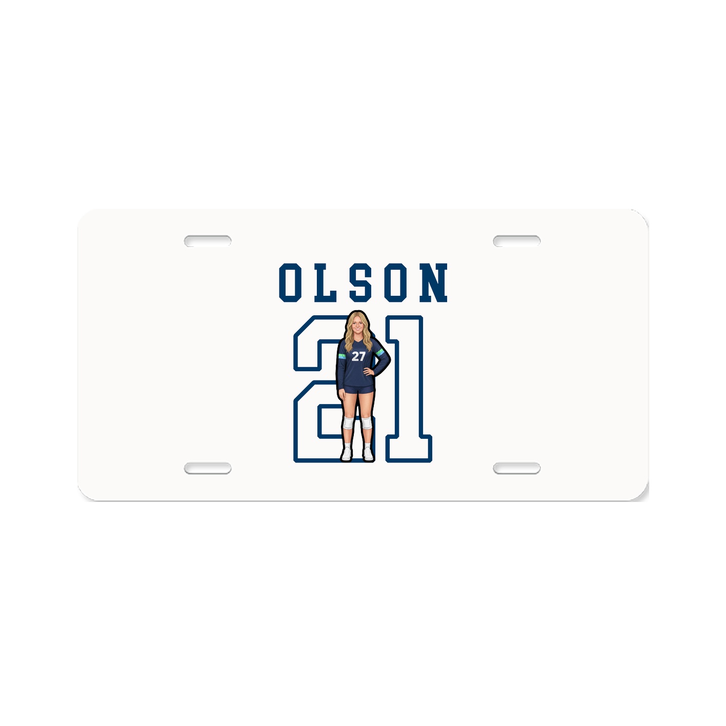 License Plate — Shirsey in Classic