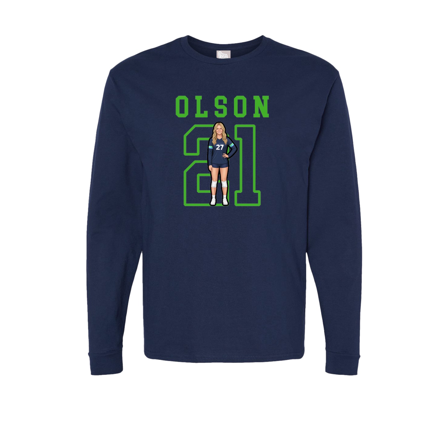 Long Sleeve Tee — Shirsey in Navy