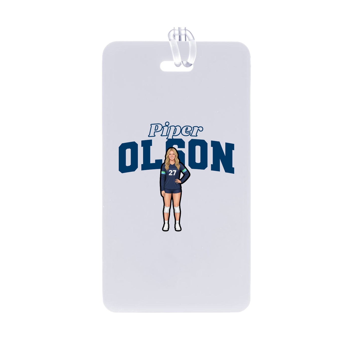 Bag Tag — Name Arch in Classic