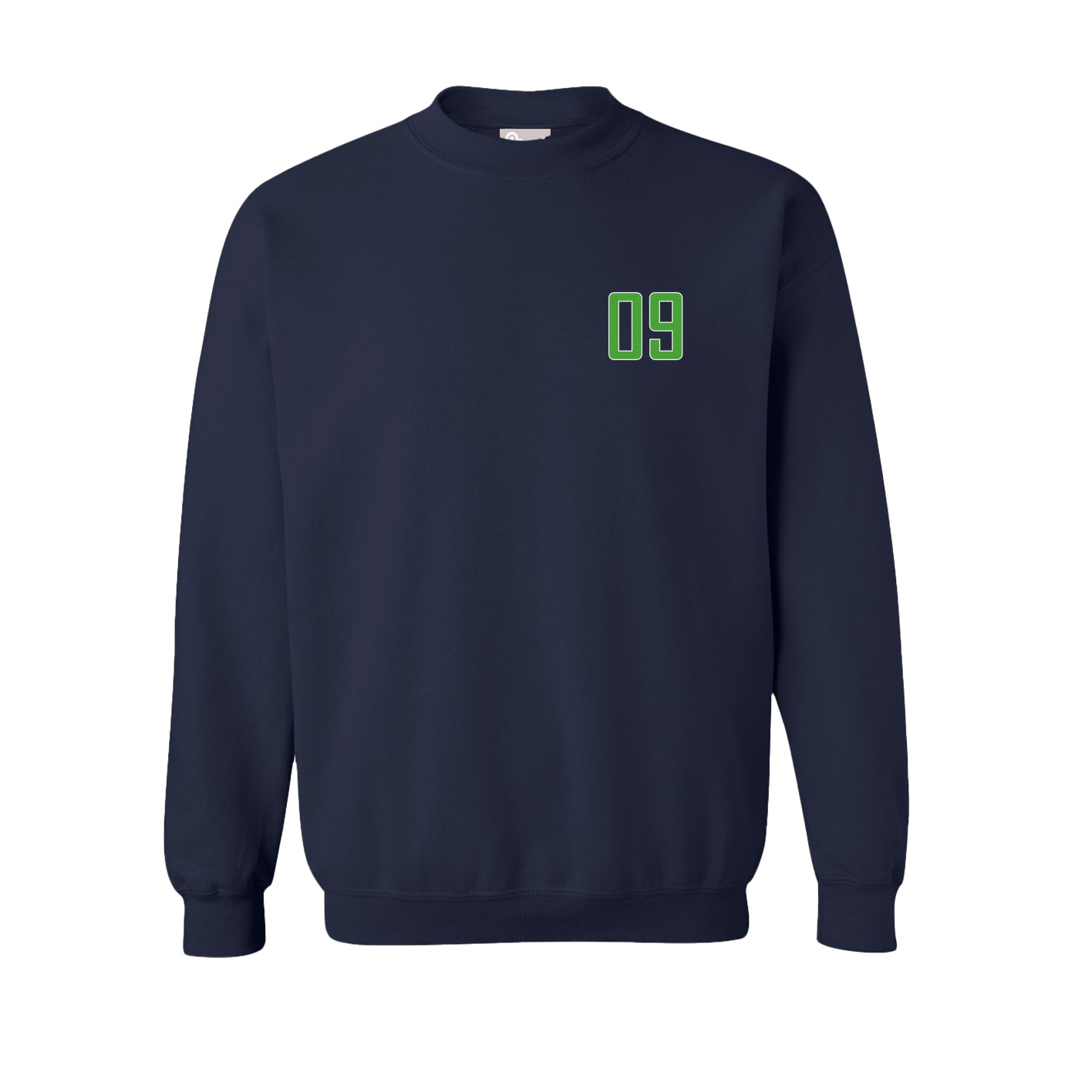 Fleece Crew — Front Shirsy in Navy