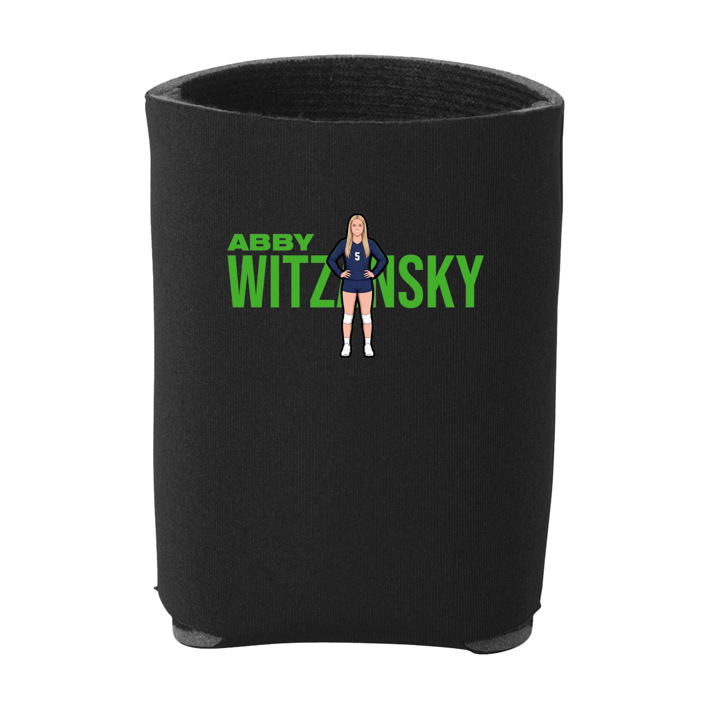 Can Holder — Player Name in Black
