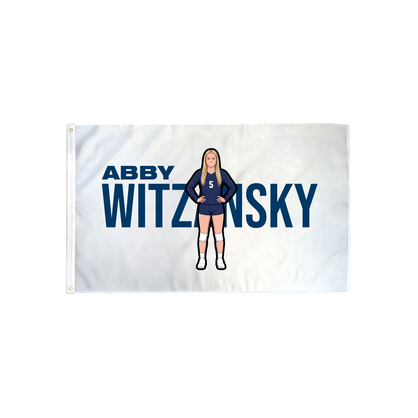 3x5 Flag — Player Name in Classic