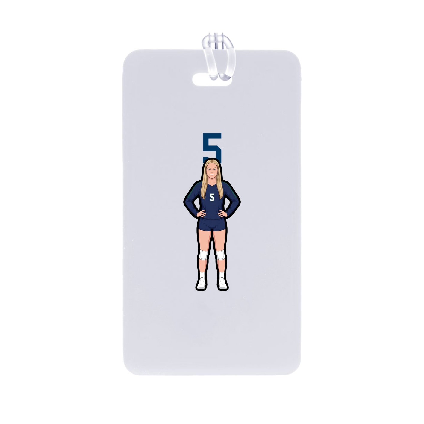 Bag Tag — Number Top in Classic