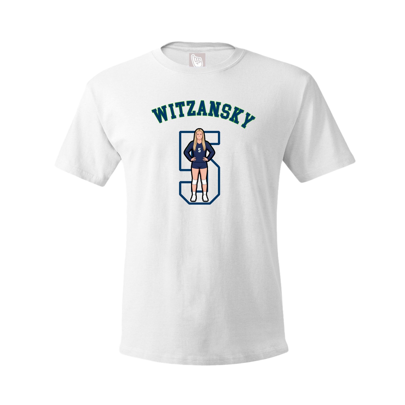 Tee — Shirsey Arch in White