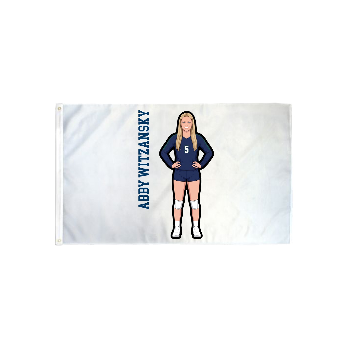 3x5 Flag — Name Vertical in Classic