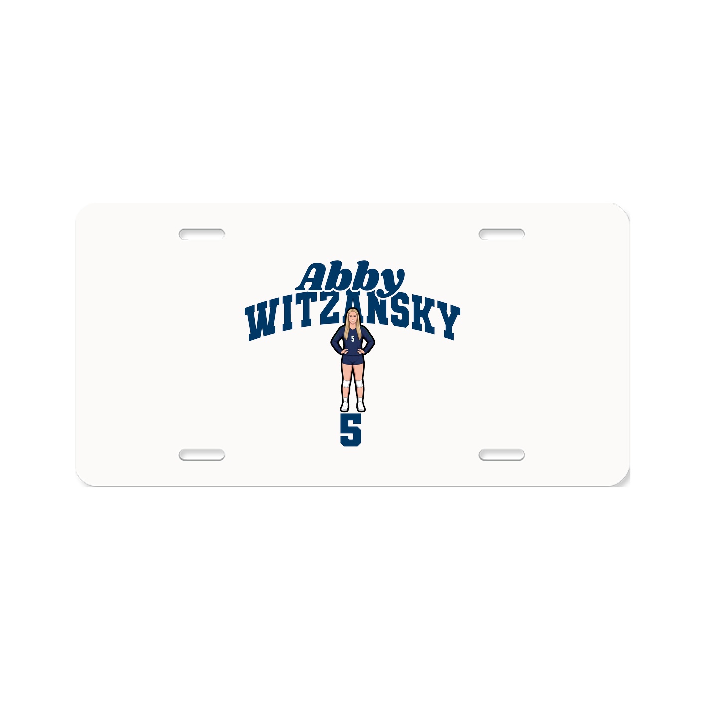 License Plate — Signature Arch in Classic
