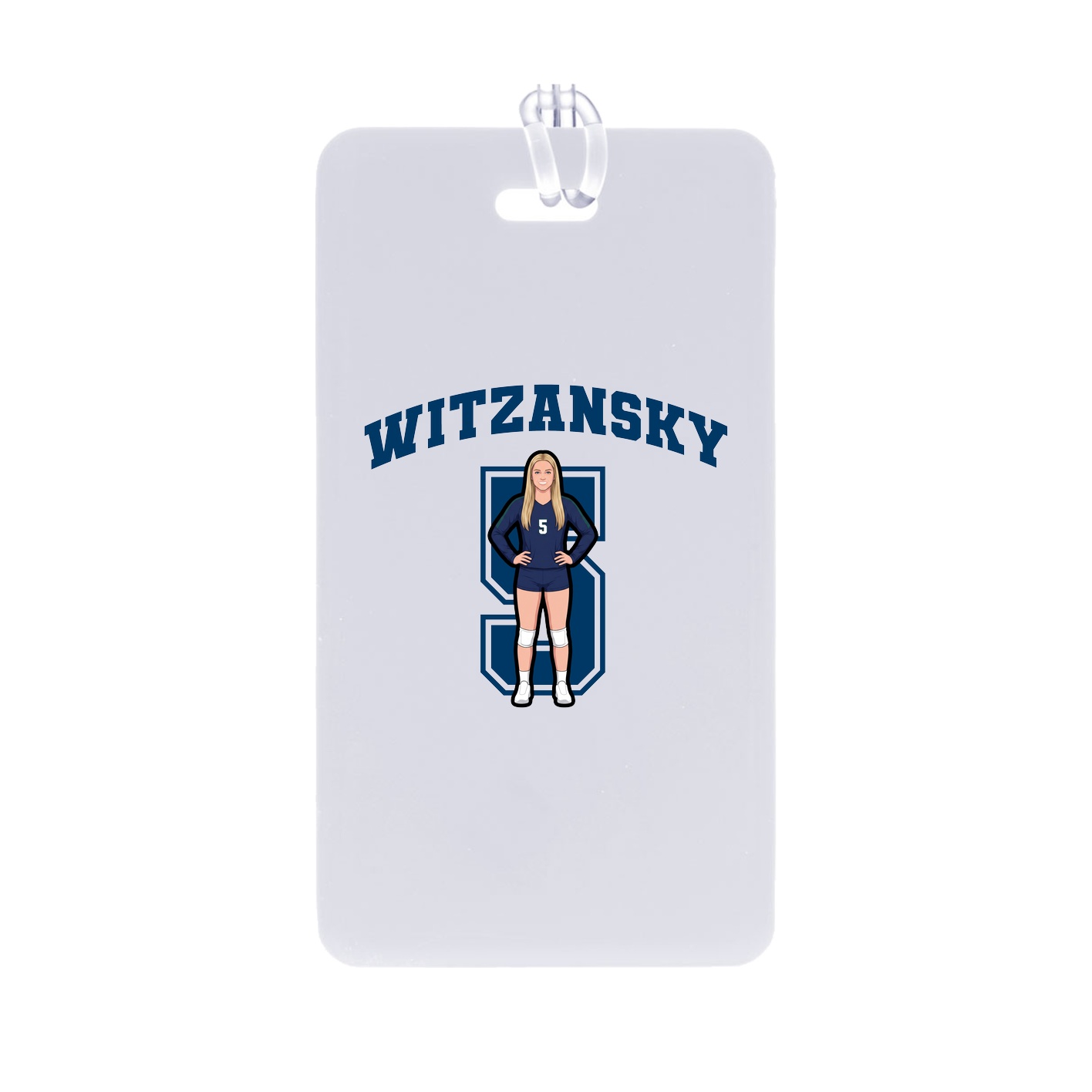 Bag Tag — Number in Classic