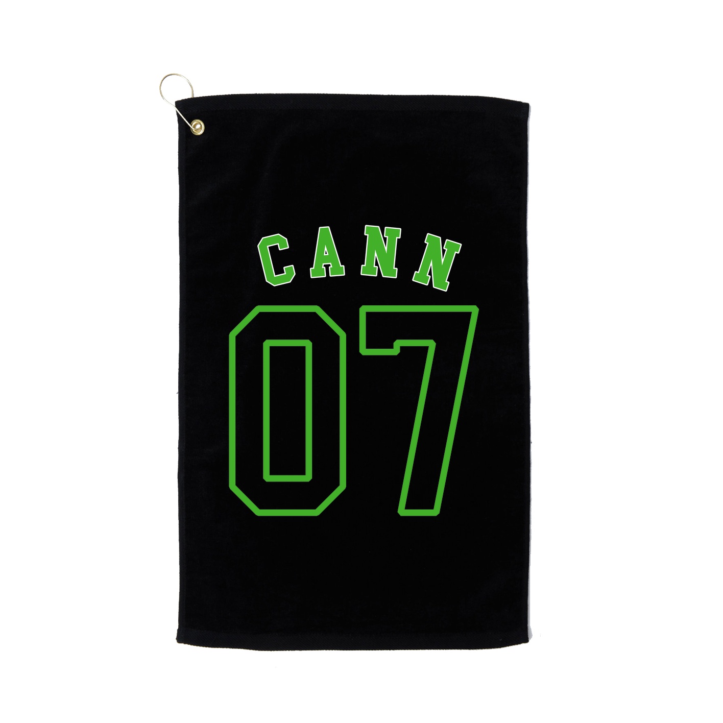Golf Towel — Shirsey Arch in Black